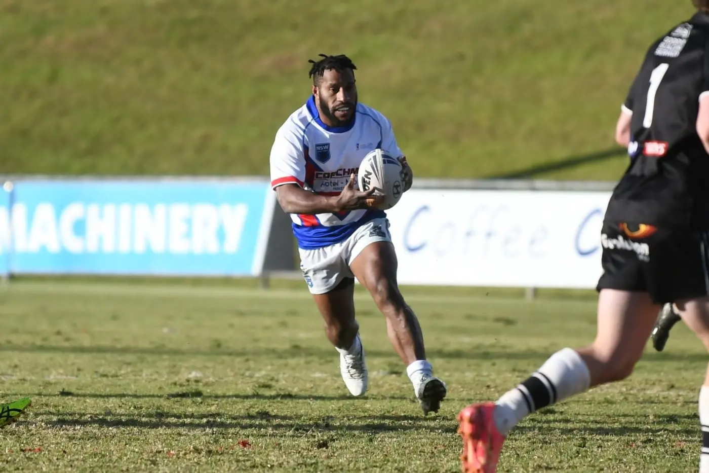Junior lgila helped to send the Parkes Spacemen flying to a massive win on Sunday against the Panthers with his four tries. PHOTO: Renee Powell