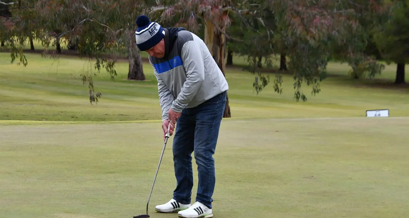 Dave Brown best on the green