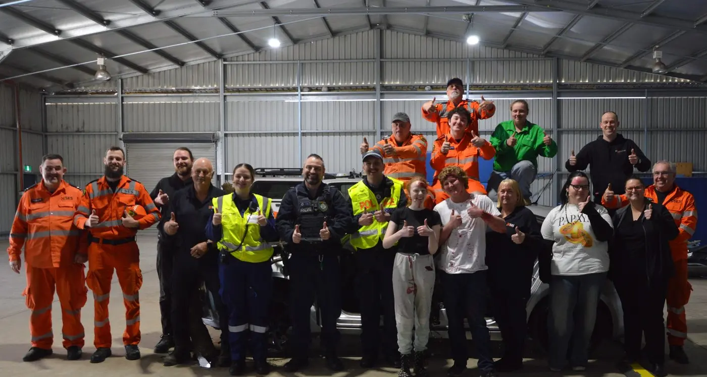 Mock crash encourages young drivers to not become a road statistic