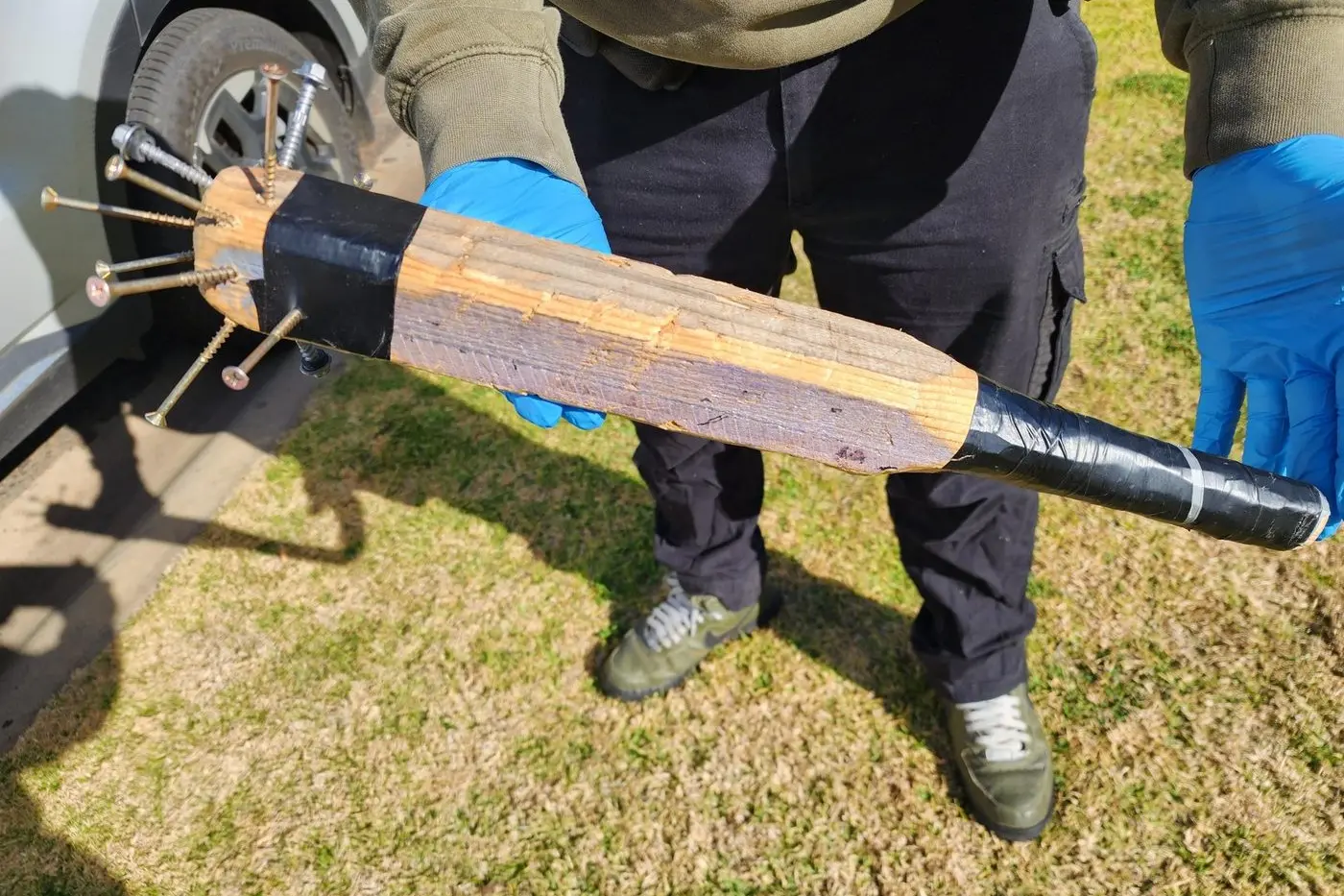 A home-made mace was seized from a Forbes home. PHOTOS: Central West Police District