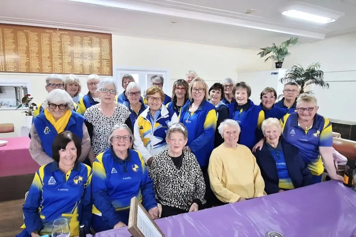 Joan Simpson celebrated her 90th birthday with her bowling buddies on 15 July at the Parkes Bowling and Sports Club. PHOTO: Facebook