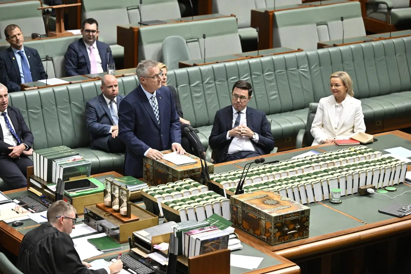 Member for Parke s Jamie Chaffey recently made his own first speech and is now eager to hear what the electorate\\'s senior students would say if given the floor.