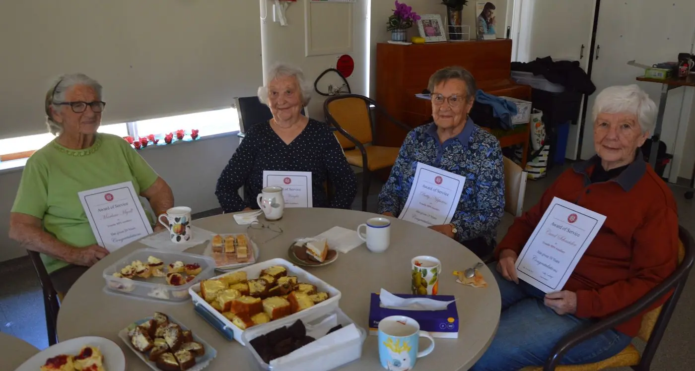 Trundle hospital auxiliary recognises volunteers for decades of service