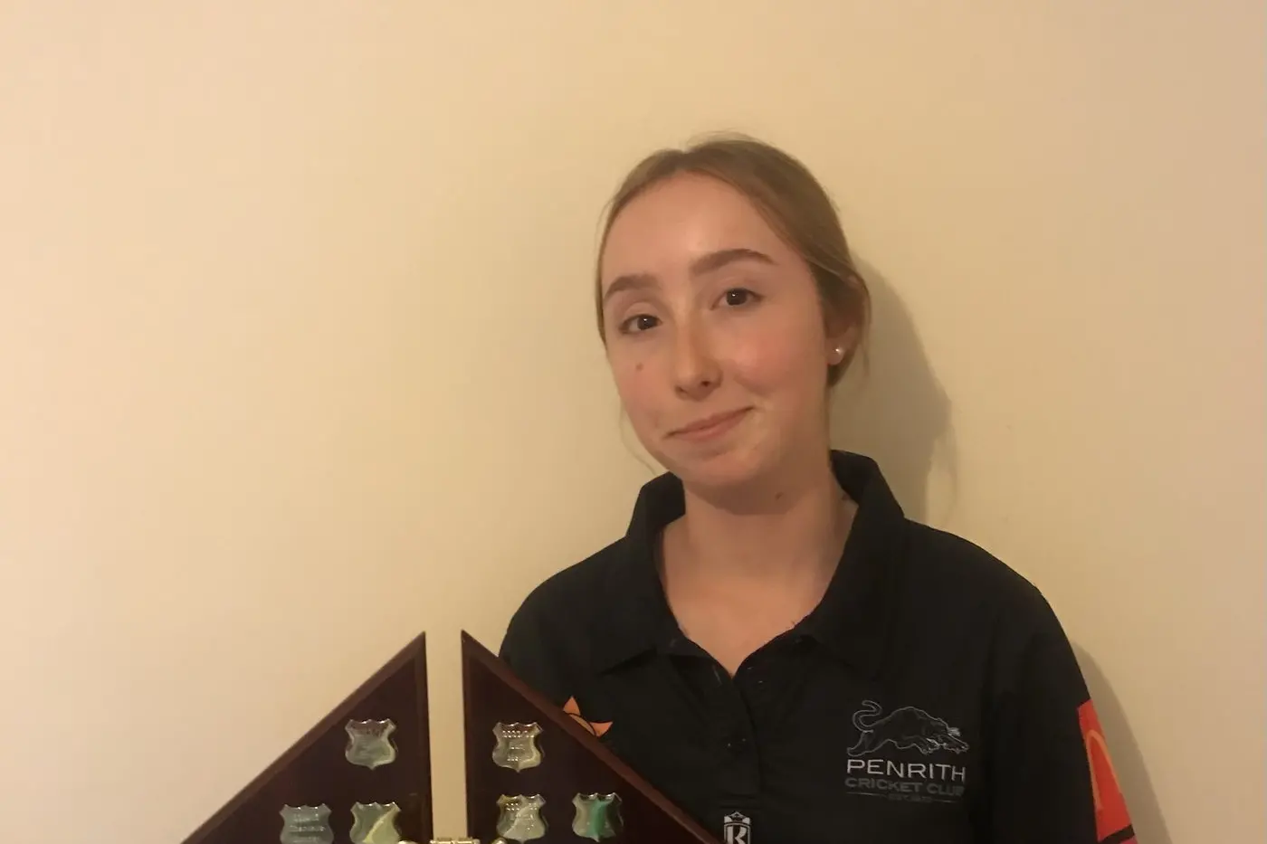 Emma Rippon was presented the Coaches Encouragement Award at the Penrith Cricket Club for the 2024/25 season. PHOTOS: Supplied