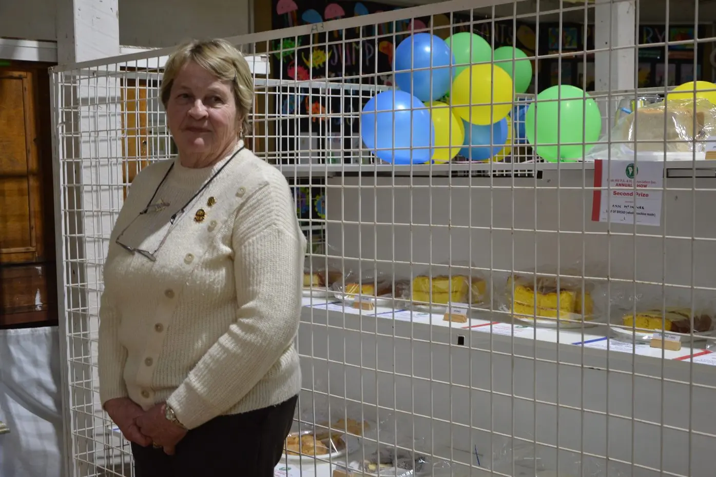 Pauline Gallagher with her award winning Peak Hill Show cooking. PHOTO: Madeline Blackstock