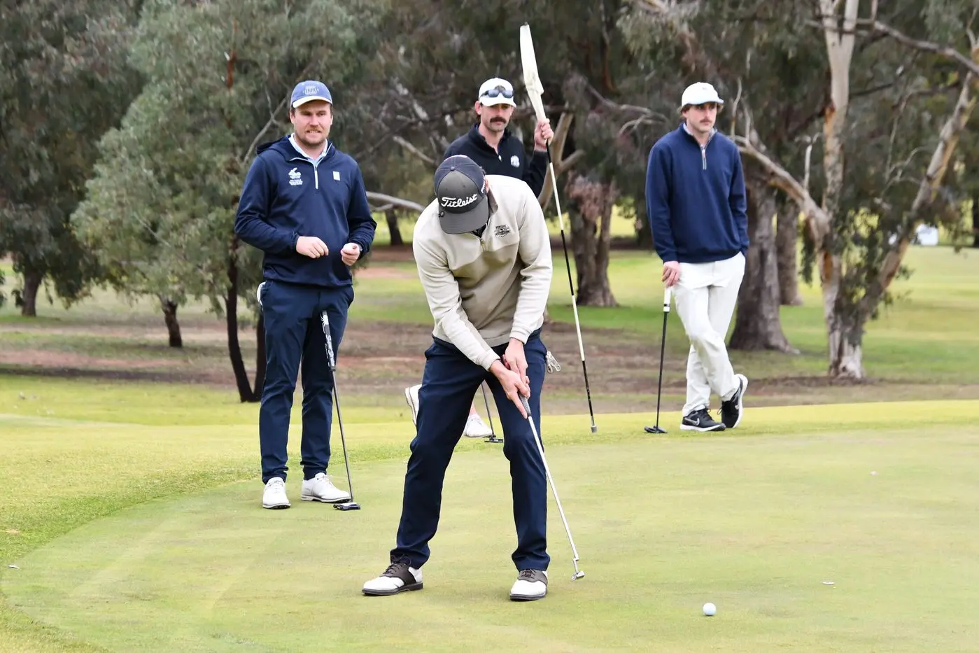 Addison Sharpe, Liam O\\u2019Neill, Anthony Rath and Lachlan Buesnell of Newcastle came back to Parkes for the weekend to visit Lachlan\\u2019s family. PHOTO: Jenny Kingham