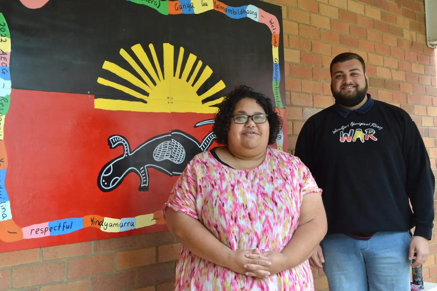 Miss Iesha Charlton and Mr Charlie Oraha were selected as Young Champions to attend the Piliima International Languages Conference in Darwin. PHOTO: Madeline Blackstock