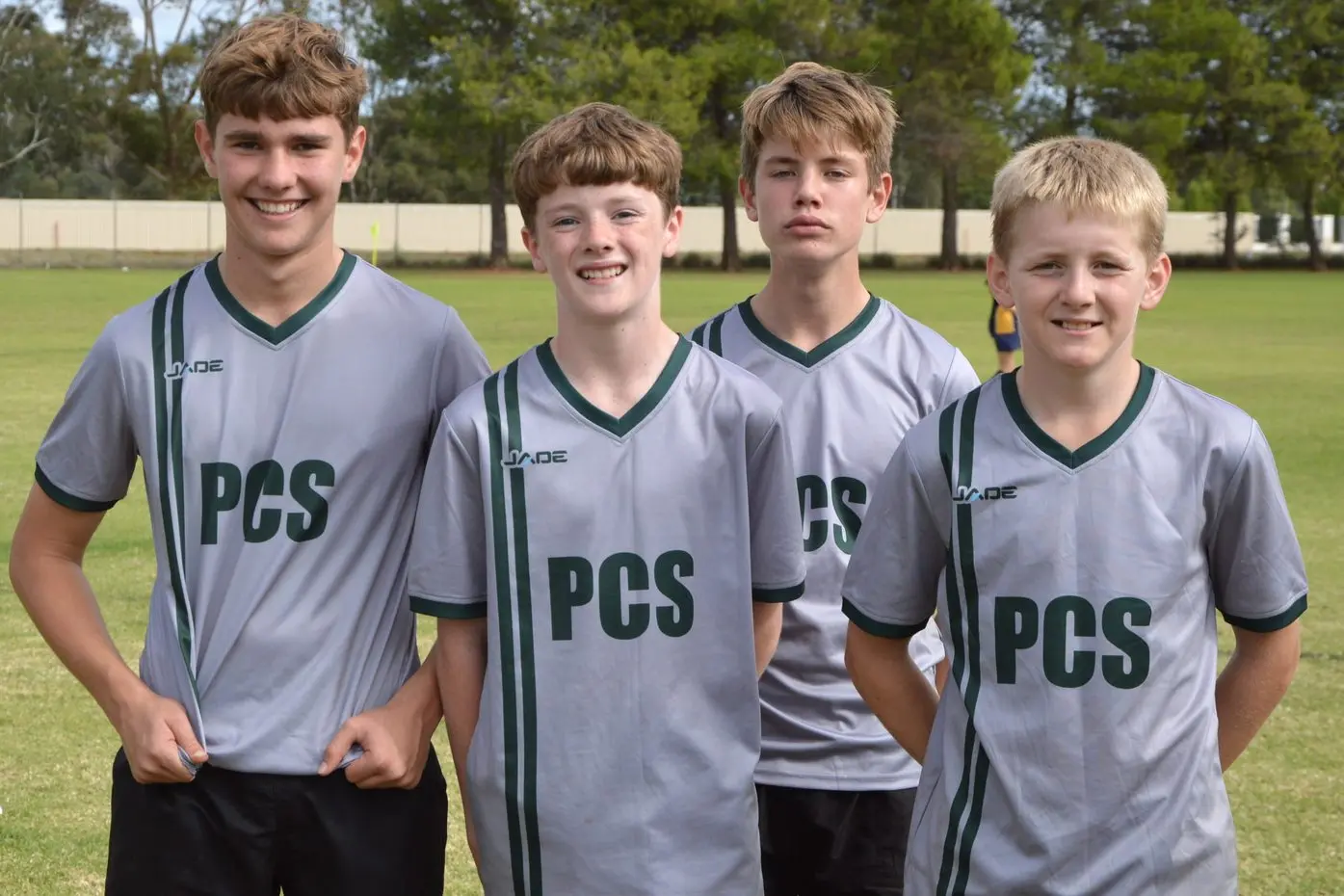 Harrison Smede, Lewis Todd, Timmy Longhurst and Peter McIntyre were part of the 15 years boys team. PHOTOS: Madeline Blackstock