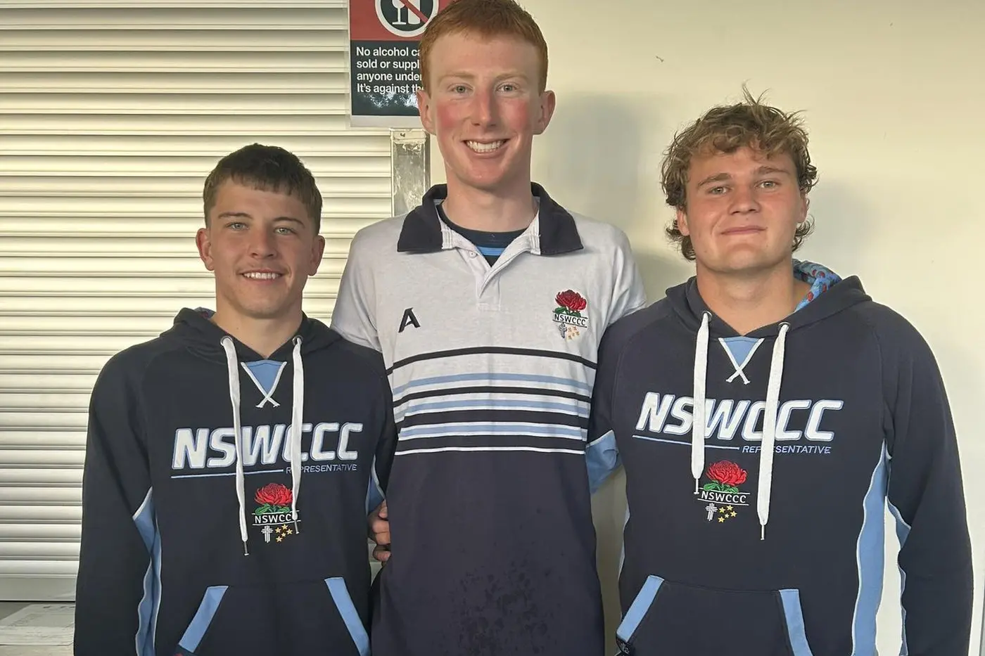 Archie Daley, Sam Westcott and James Robinson were selected in the NSW All School Merit Team. PHOTOS: Parkes Junior Hockey