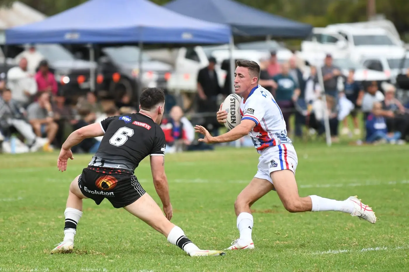 Captain-coach Sam Dwyer and his Spacemen look forward to playing at home at Pioneer for the next four weekends. PHOTO: Renee Powell