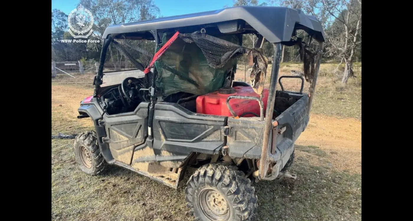 Man charged over ATV theft