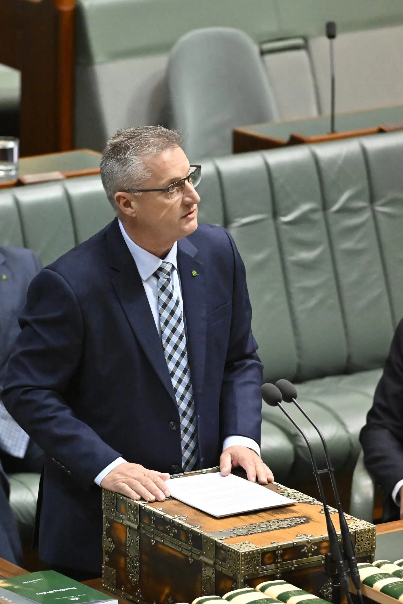 Member for Parkes Jamie Chaffey gave his first speech to Parliament on 30 July. PHOTO: Supplied