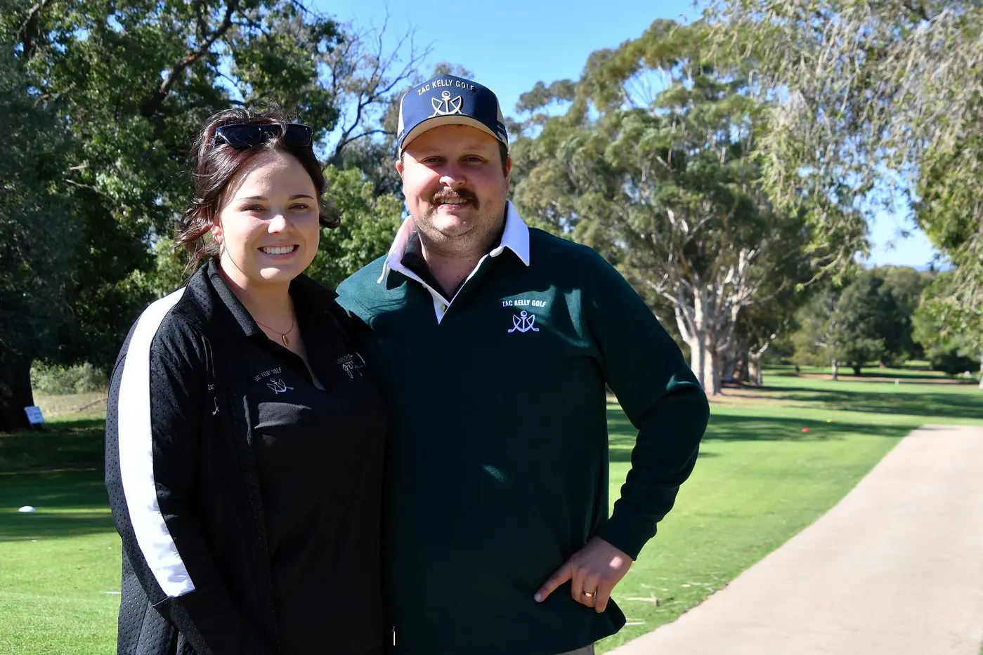 Maddi and Zac Kelly from the Parkes Pro Shop. Zac has been Parkes\\' golf pro for almost a year now. PHOTO: Jenny Kingham