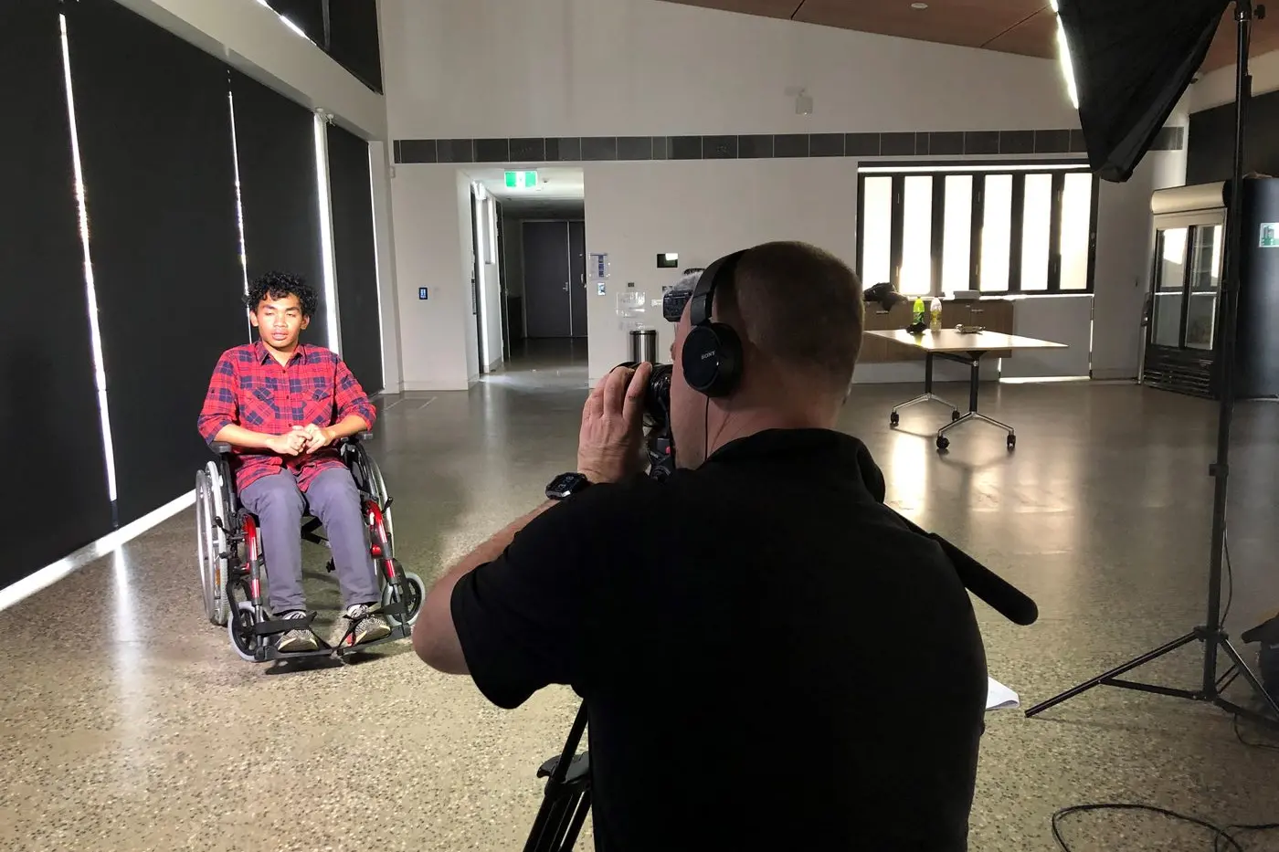 William Ellis recording his victim impact statement in 2023. PHOTO: Supplied