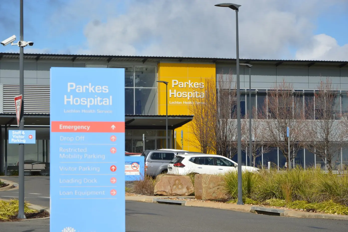 Parkes Mayor Neil Westcott and Cr Ken Keith were in Orange recently on behalf of \"Parkes\\' broken healthcare system\". Photo by Madeline Blackstock