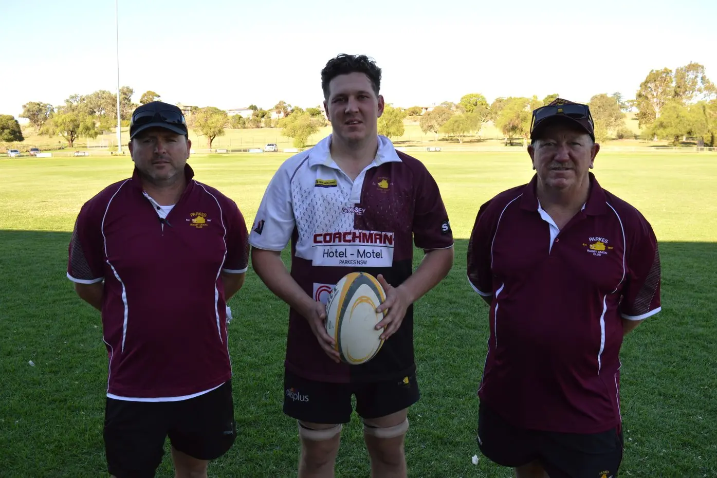 Parkes Boars club coach Paul Moody, Mackenzie Green returns as president and Kevin Oliver is vice president and women\\'s coach. PHOTOS: Christine Little