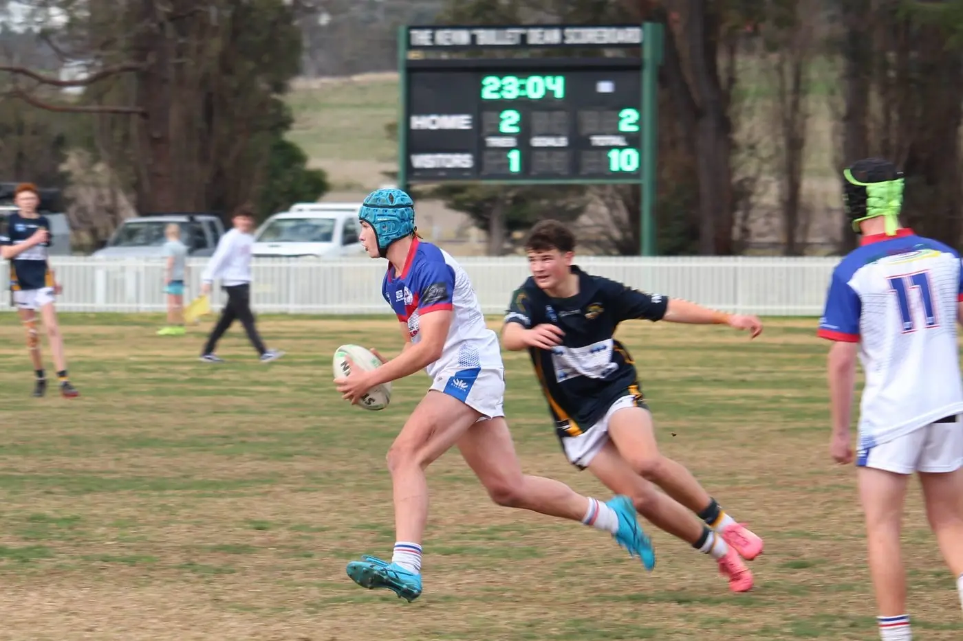 Ryan Cox in the Parkes Marist JRL Under 16s. Image supplied