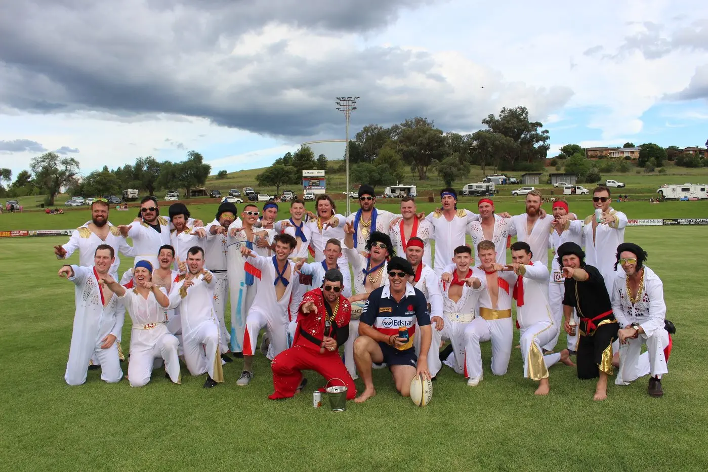 While there\\'s nothing sophisticated about this group of rugby performers, the annual Elvis rugby match is always great for a laugh. PHOTOS: Brendan McCool