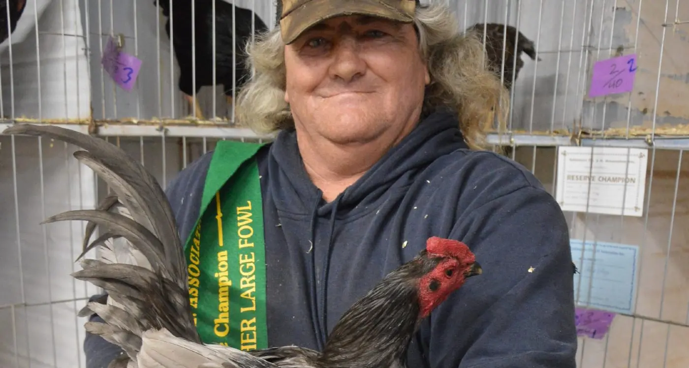 Proud poultry moment for Liam