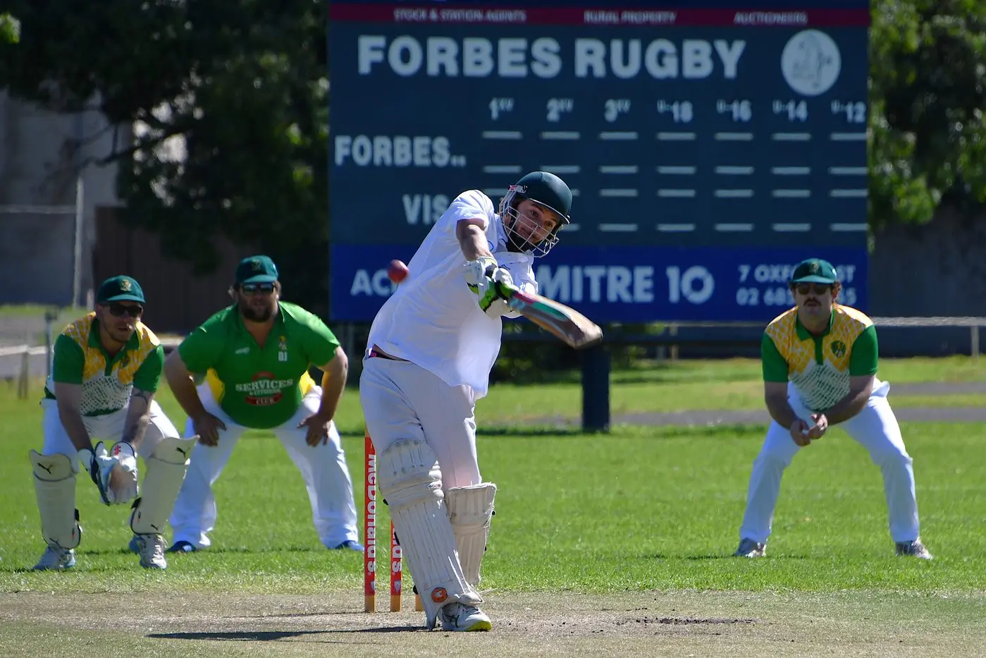 Luke Walmsley made 30 on debut for Bogan Gate as they held the Grinsted Cup against challengers Grenfell. PHOTO: Jenny Kingham