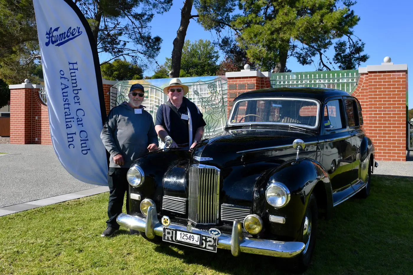 Steve Heywood of Bowral, President of the Humber Car Club of Australia with Neil\\nSimpson of Gosford, Club Captain with Neil\\u2019s 1951 Humber Pullman in original\\ncondition, one of 11 brought to Australia for the 1954 Royal visit of Queen Elizabeth. PHOTOS: Jenny Kingham