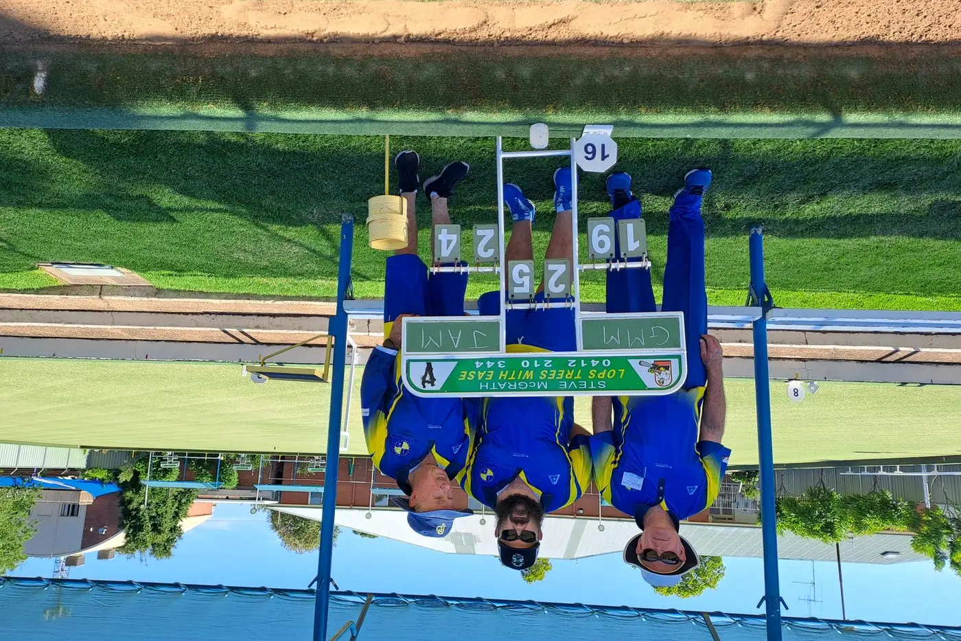 Joe Davies, Andrew Reynolds and Mark Fitzalan won the major triples final. PHOTO: Supplied.