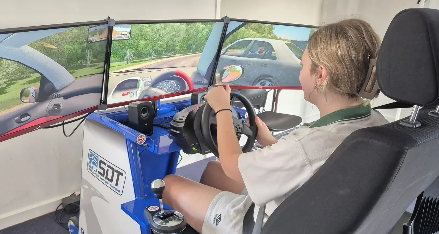 Driving simulator rolls into Tullamore
