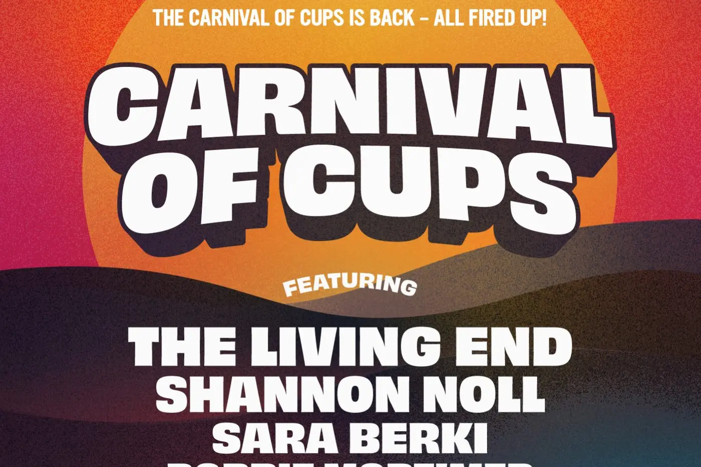 Entertainment line up.