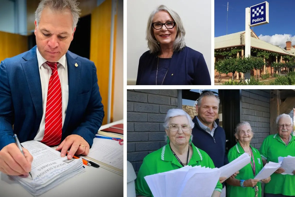 MP Phil Donato, Mayor Phyllis Miller OAM and Neighbourhood Watch volunteers have been petitioning for our police station to be staffed 24 hours a day.