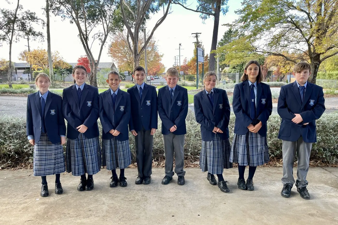 Year seven students Miah Ross, Lexi Millerd, Elena Bet, Brodie Stephenson, Jacob Swindle, Lucy James, Tamryn Meyer and Nicholas Collins travelled to James Sheahan Catholic High School to compete in the Central West Heat of the 2025 Lit Quiz Competition. PHOTOS: Supplied