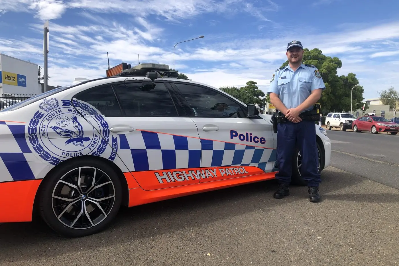 Parkes Highway Patrol Sergeant Mitchell Gage is warning drivers they are at greatest risk of losing their licence during this period. PHOTO: Supplied