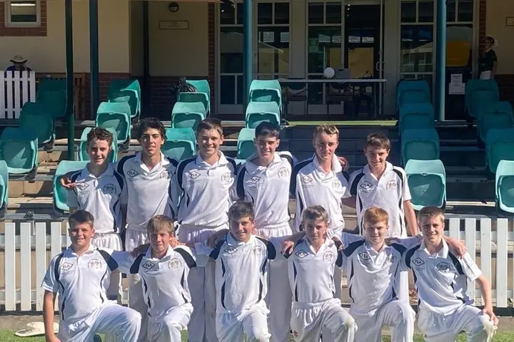 The Lachlan Cricket Council junior side which finished runners up in the Bradman Cup last week.