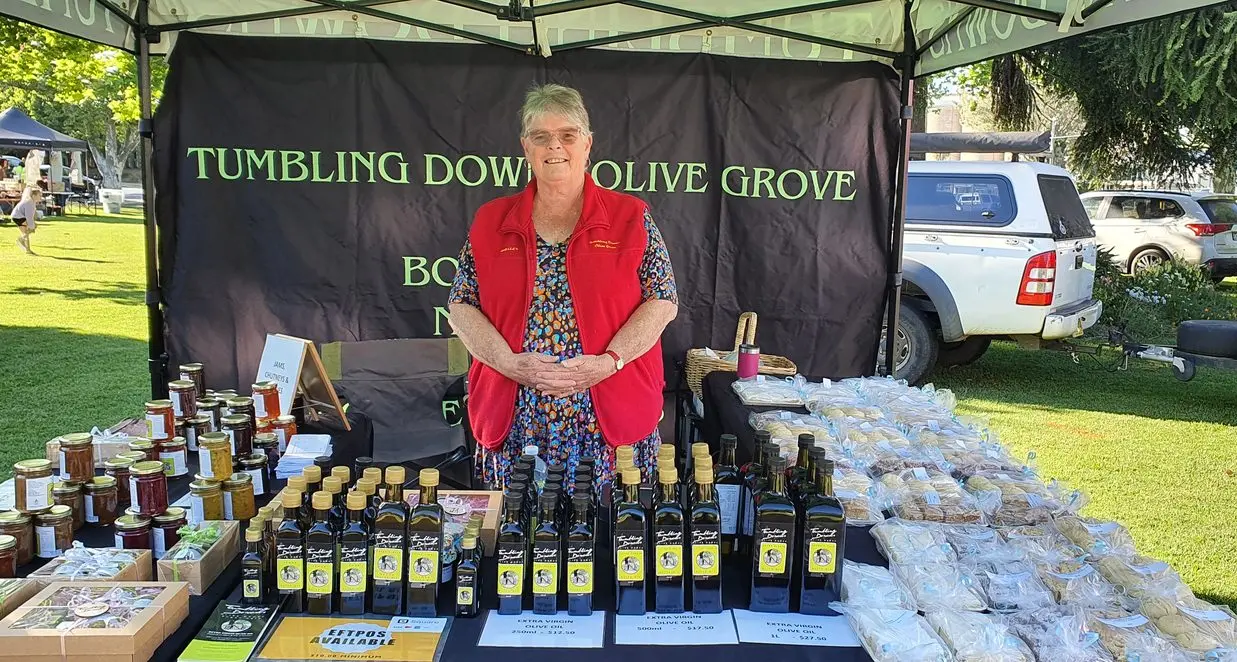 Local and regional stalls at Homegrown Parkes