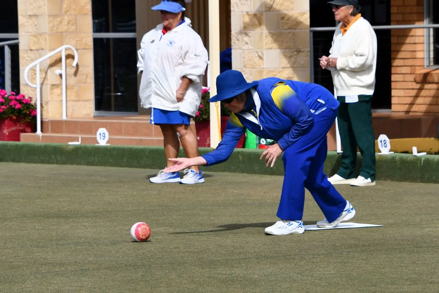 Maureen Miller (pictured) alongside Jan McPhee have achieved the hat trick in winning the Club Major Pairs Championship for 2025. PHOTO: Jenny Kingham