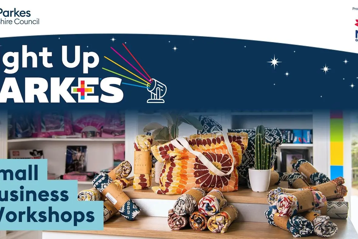 Light Up Parkes Small Business Workshops will run from 20-30 October.
