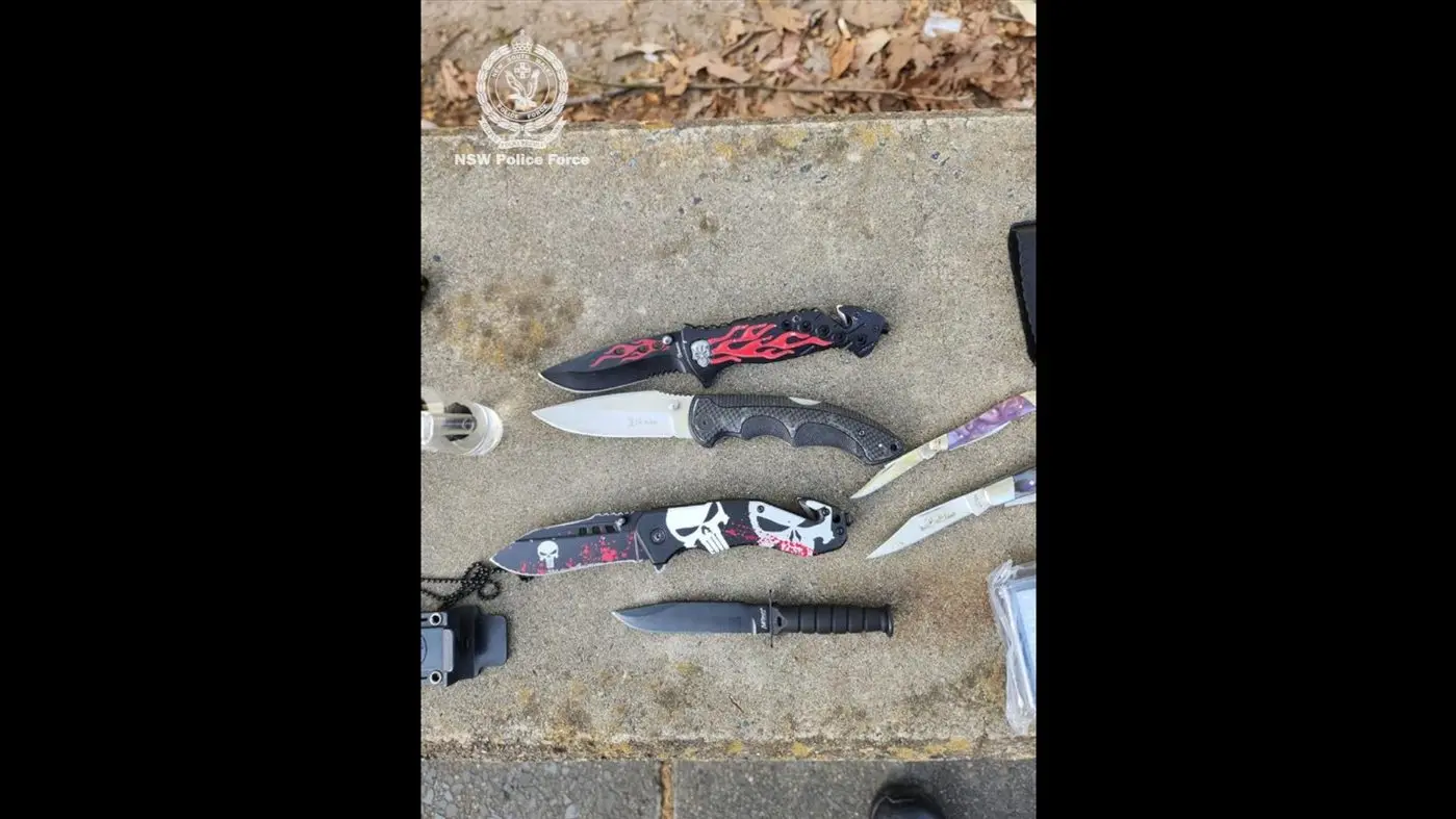 Over 100 knives seized during police operation