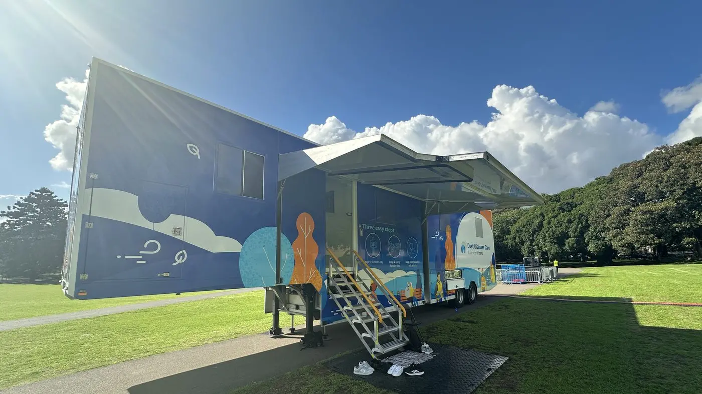 $2.5million lung bus health screening in region