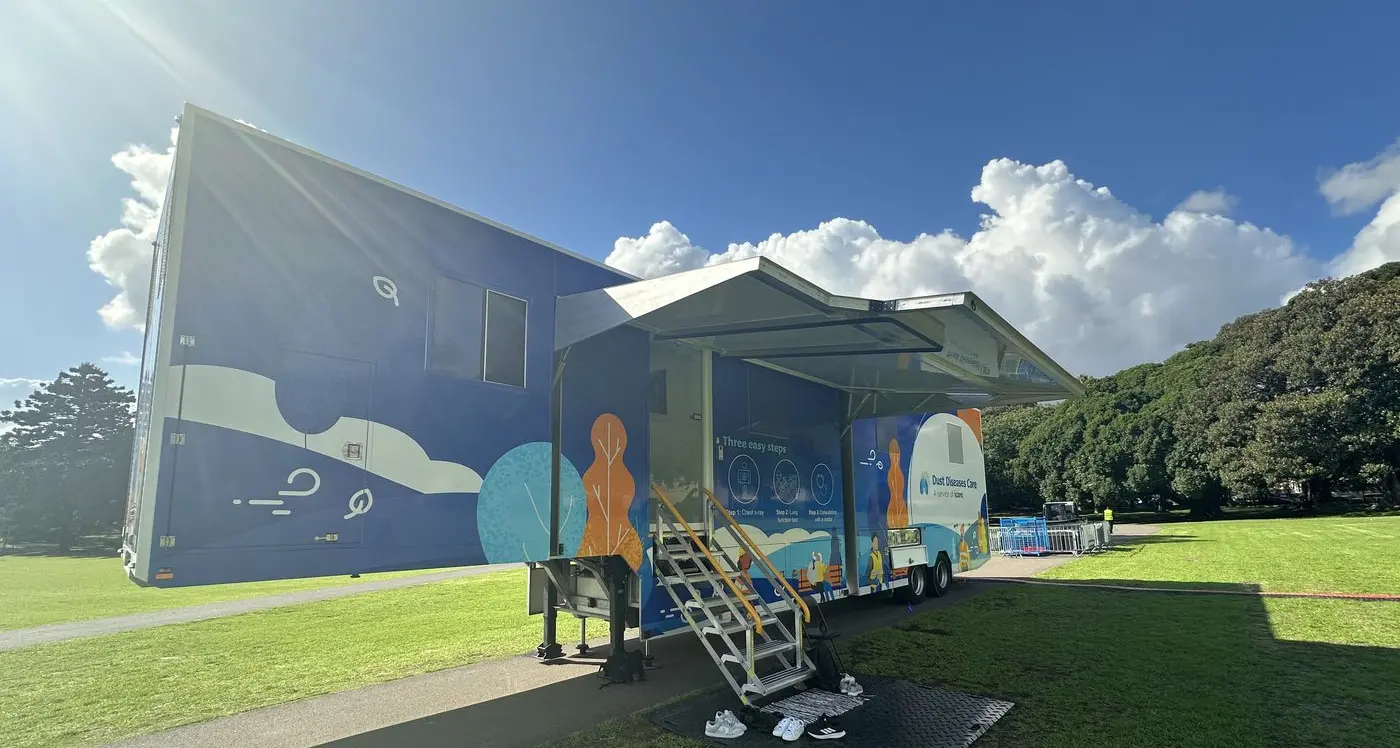 $2.5million lung bus health screening in region