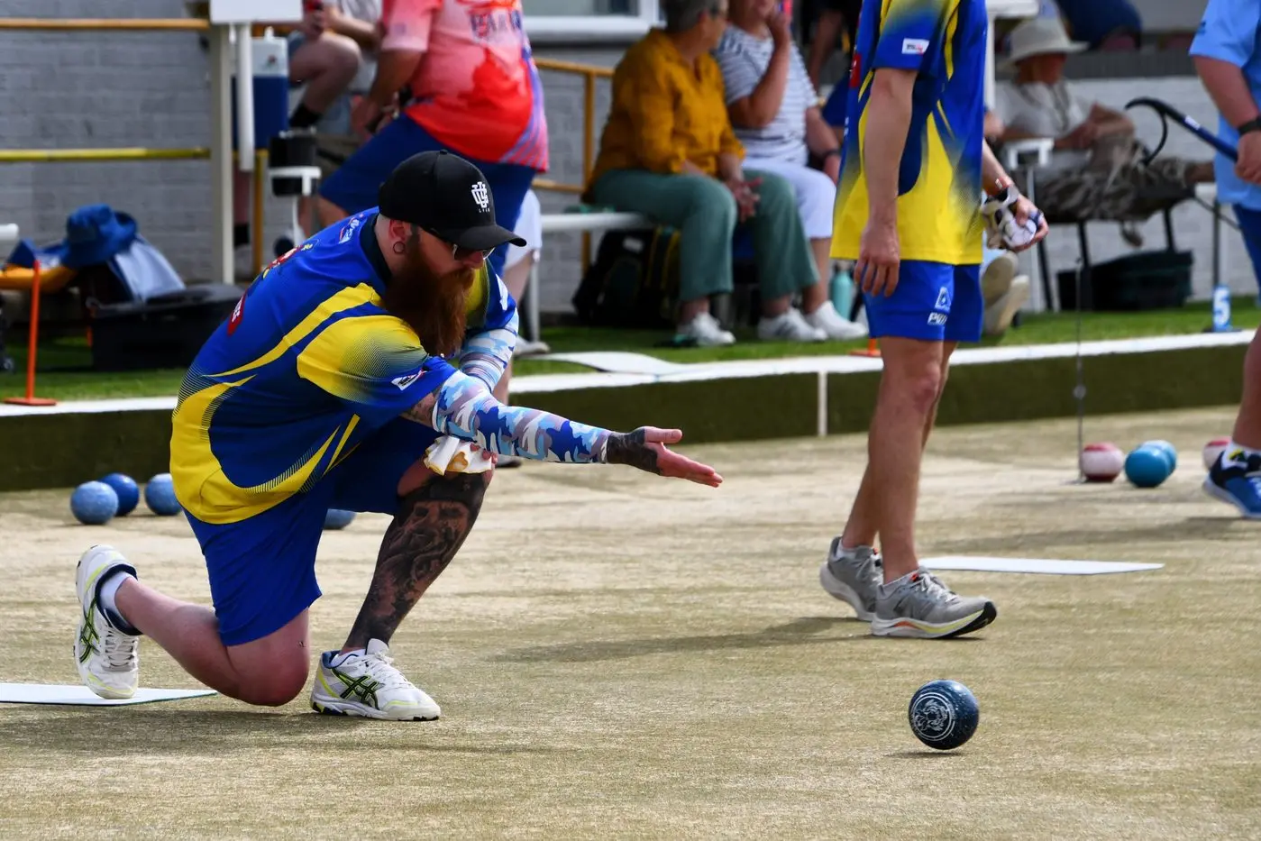 Joc Townsend will advance to the Men\\'s Major Singles semi finals after a 25 to 22 win over Greg Townsend. PHOTO: Jenny Kingham