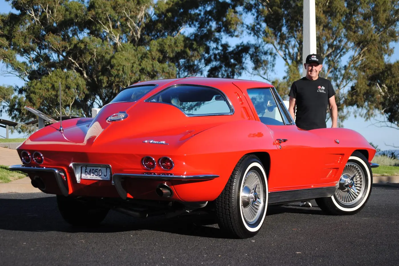Dusty Powter\\'s boyhood dream finally came true when he bought this 1963 Chevrolet C2 Corvette Sting Ray. It will be on display this weekend during the 2025 Corvette National Convention. PHOTO: Jeff McClurg