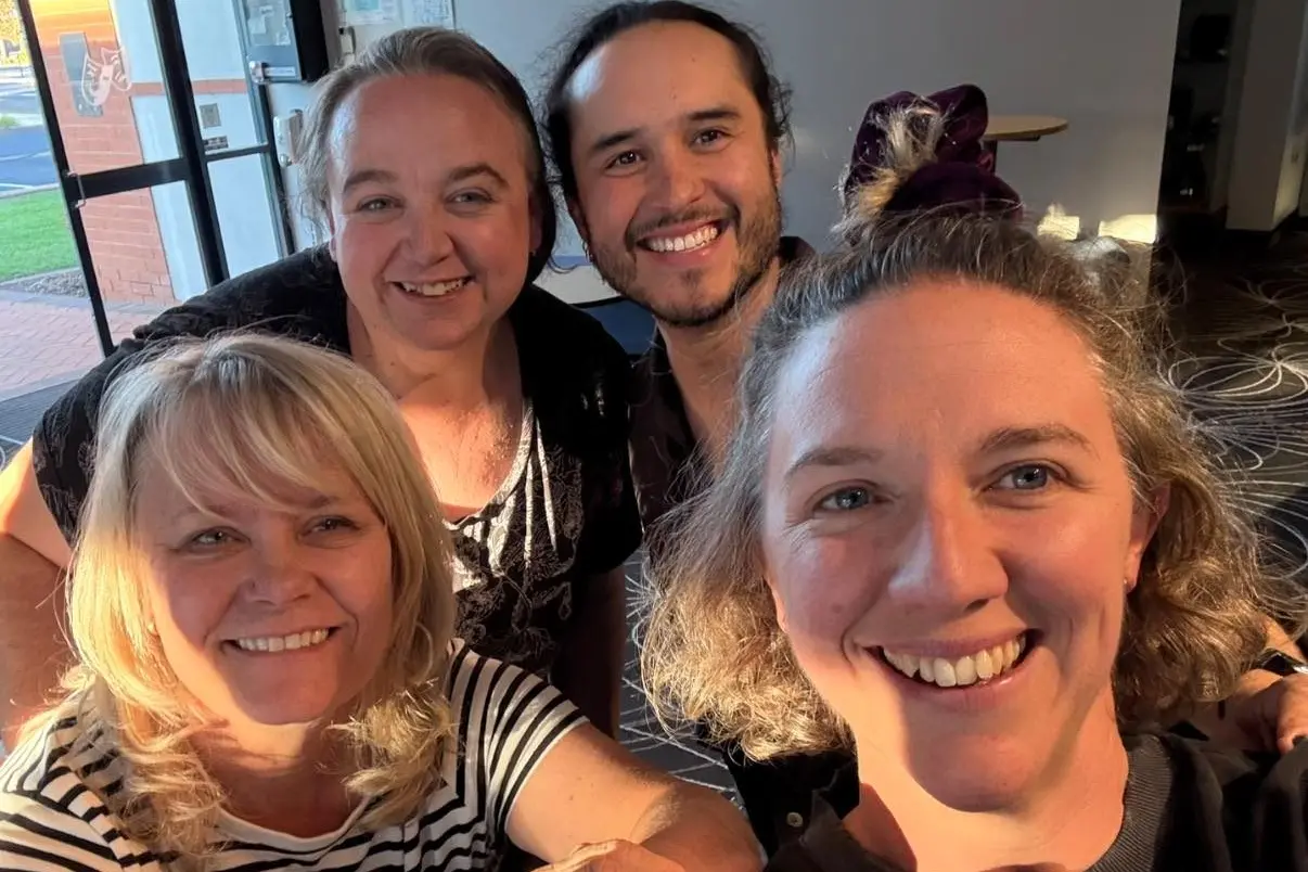 The audition panel of Lyn Townsend, Ruth Virtue, Andrew Cannon and Angie Drooger had a hard task of selecting their cast for Frozen JR. PHOTOS: Parkes M and D