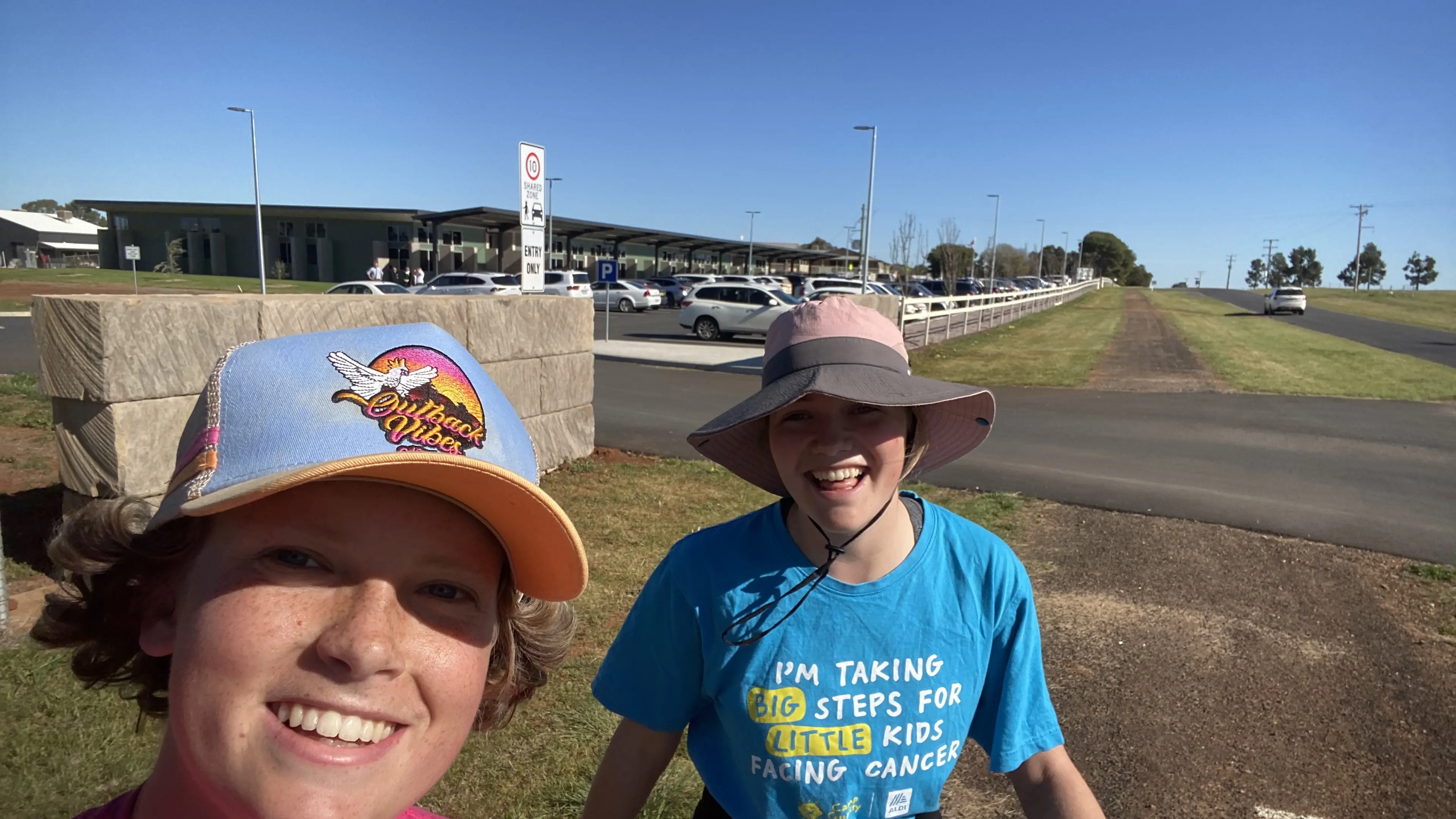 Sisters tackle 65km with smiles and laughter