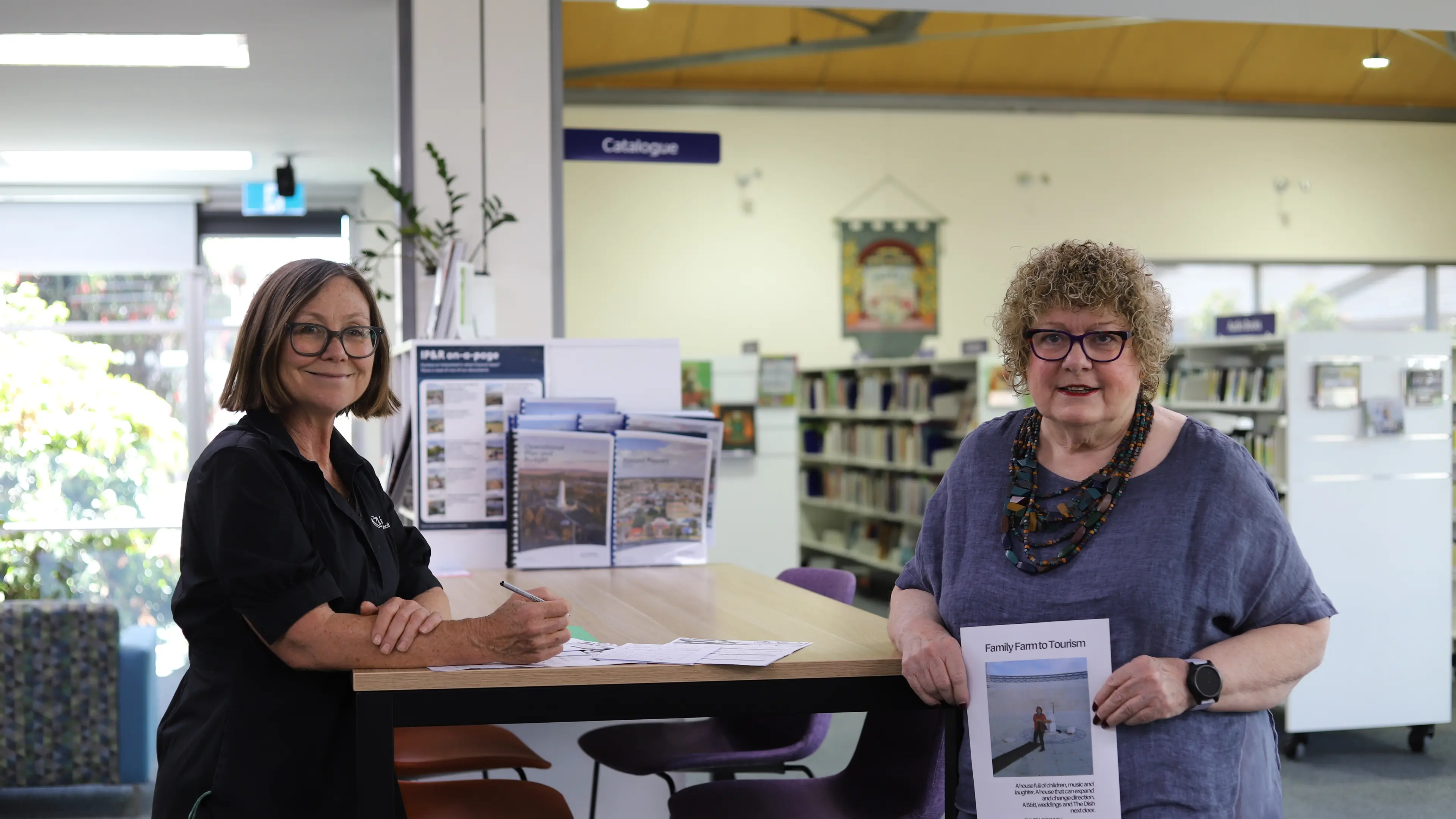 Borrow a person, not a book