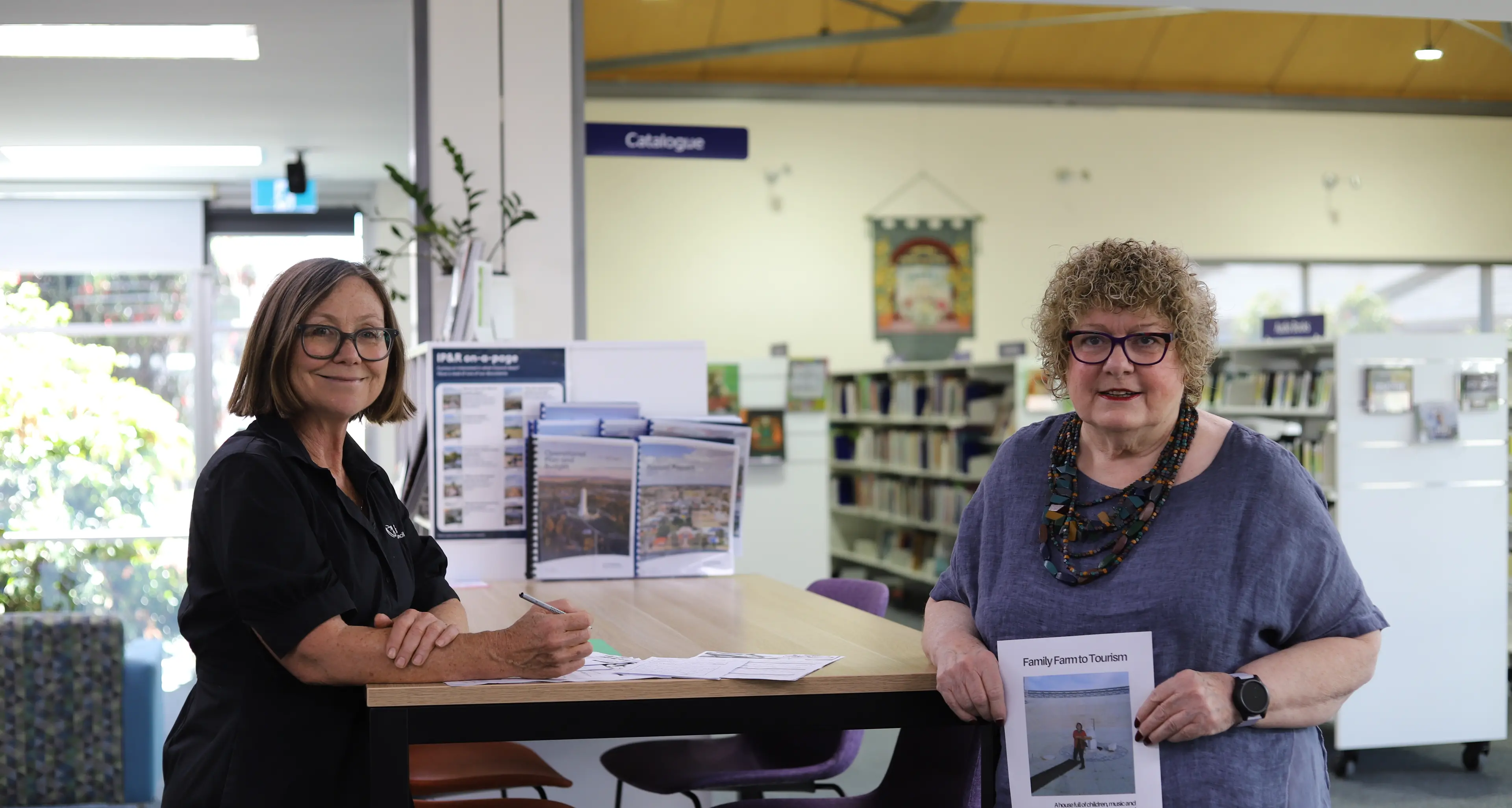 Borrow a person, not a book