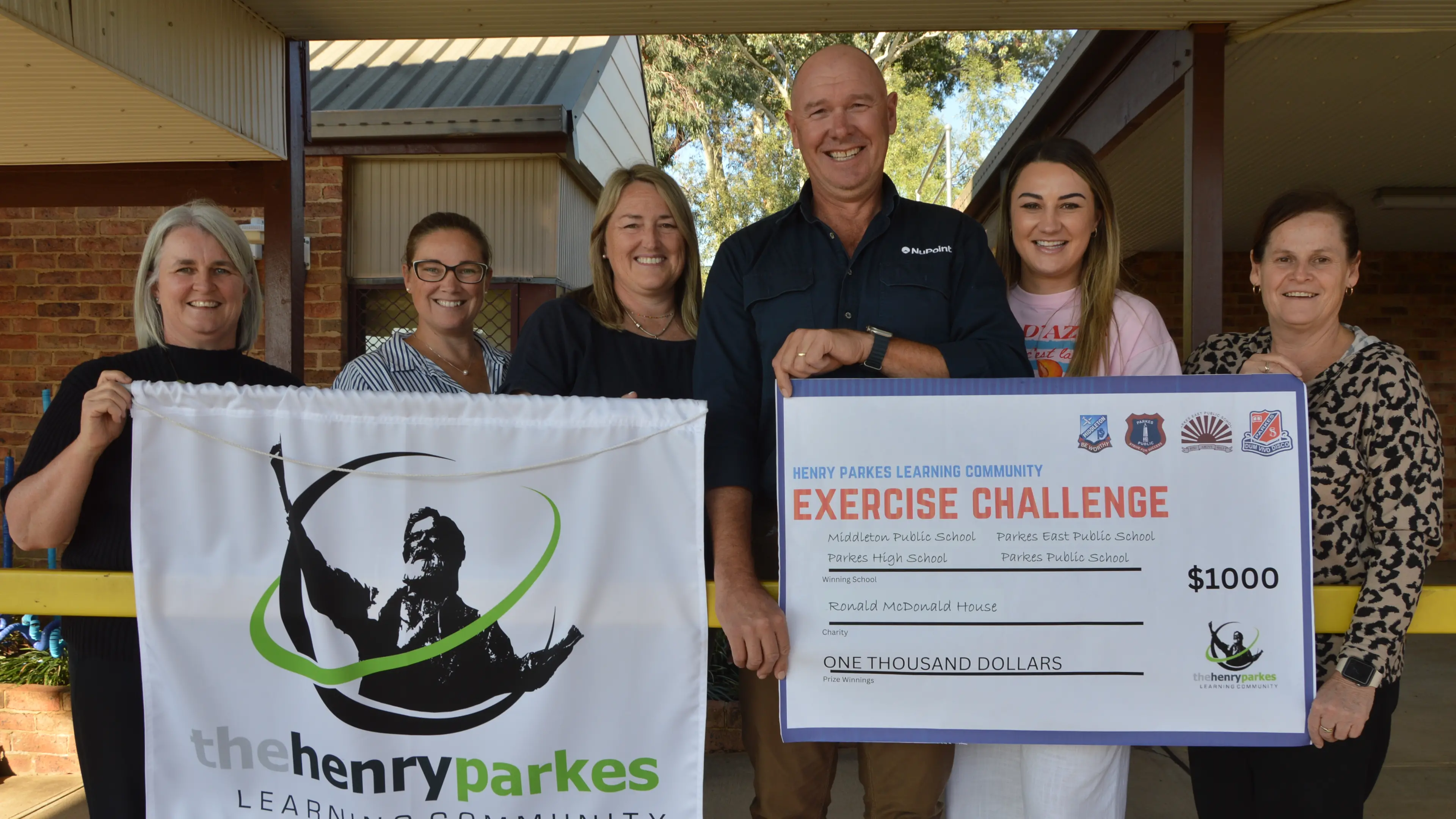 Middleton wins school fitness face-off, charity cash goes to Ronald McDonald House