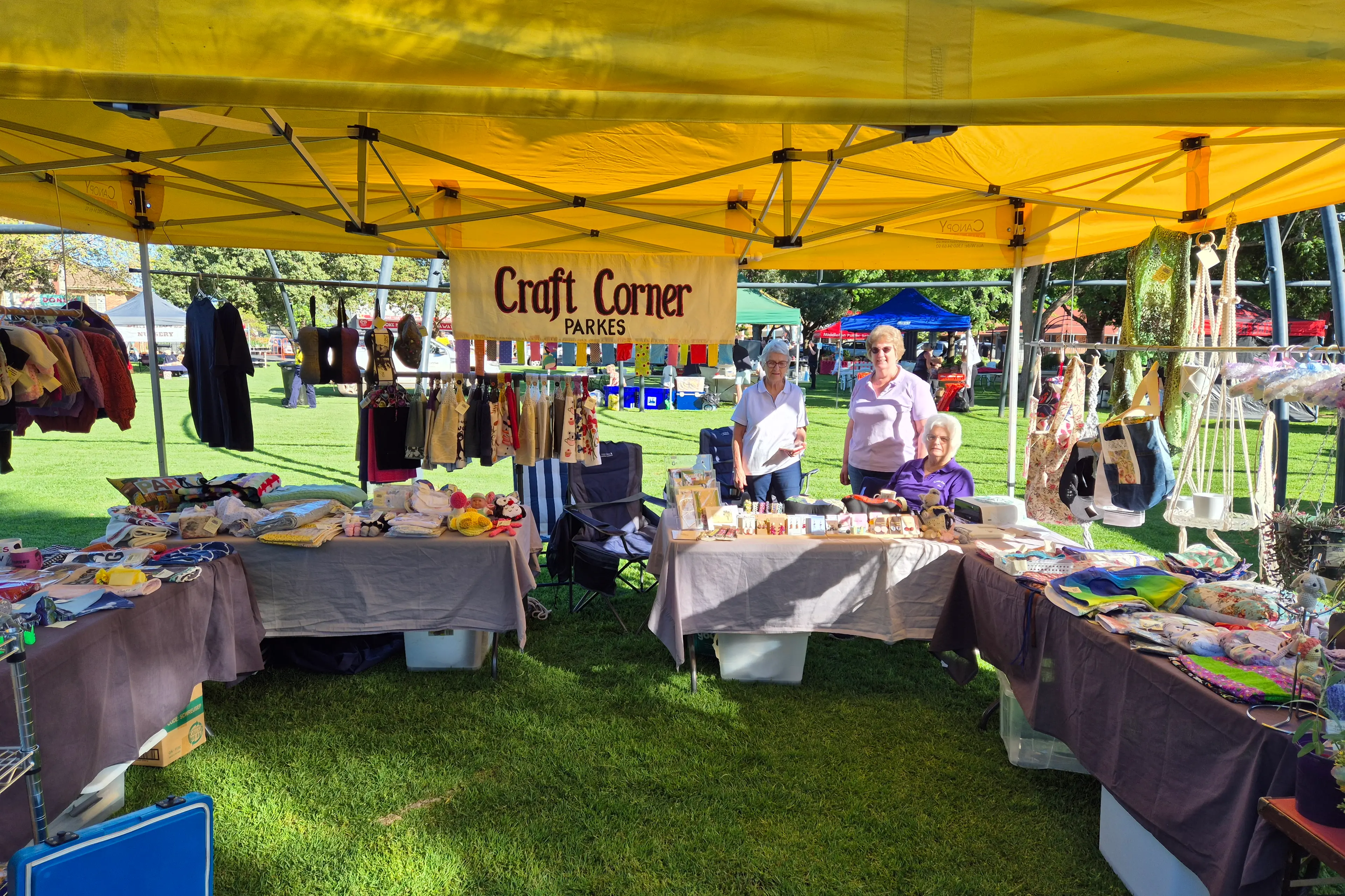 <p>Parkes Craft Corner was one of the many stalls at Homegrown Parkes in October.</p>\\n