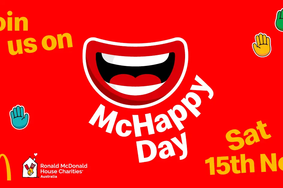 <p>It\\'s McHappy Day this Saturday.</p>\\n
