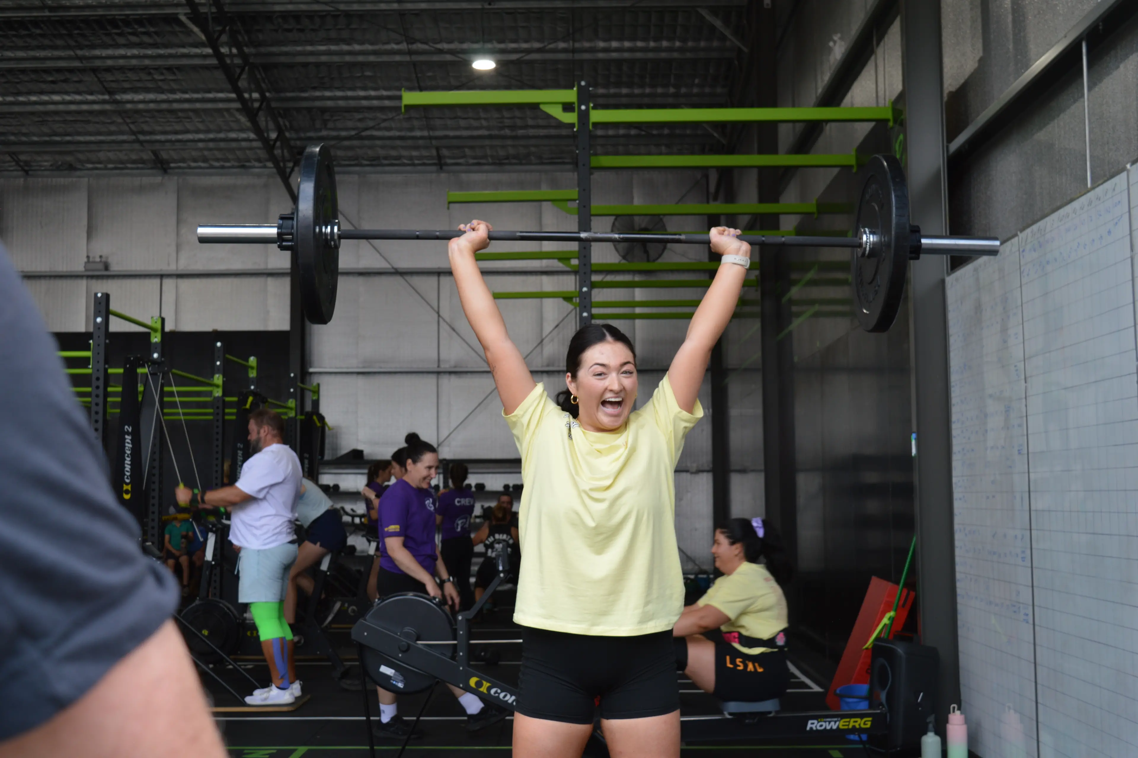 <p>Gracey Jones\\u2019 face said it all during this moment in the Yakka Power event at the PA Games. PHOTO: Christine Little</p>\\n