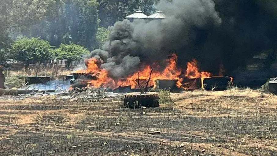 Fire rips through family home as headers spark other blazes