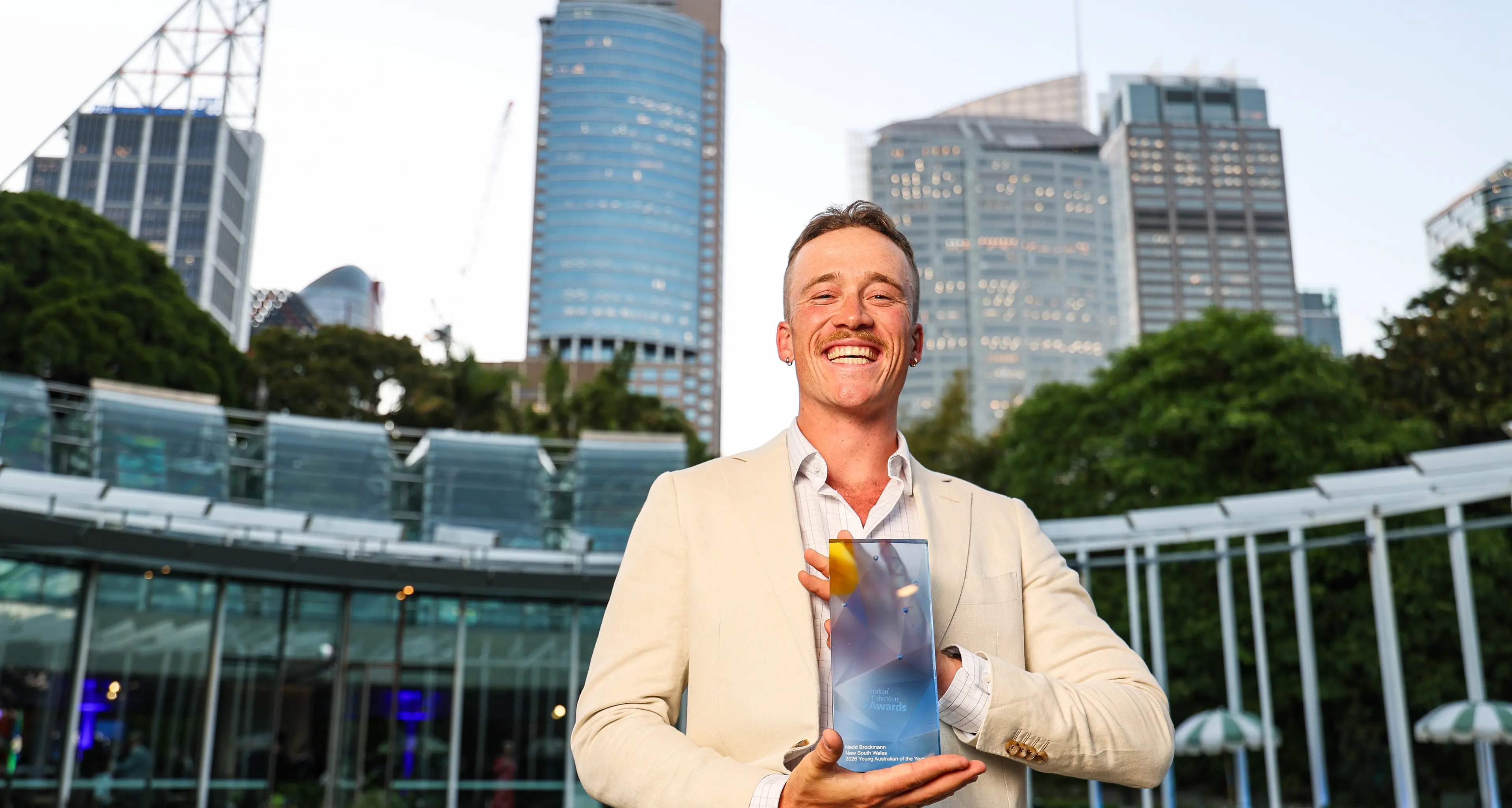 Nedd Brockmann is NSW Young Australian of Year
